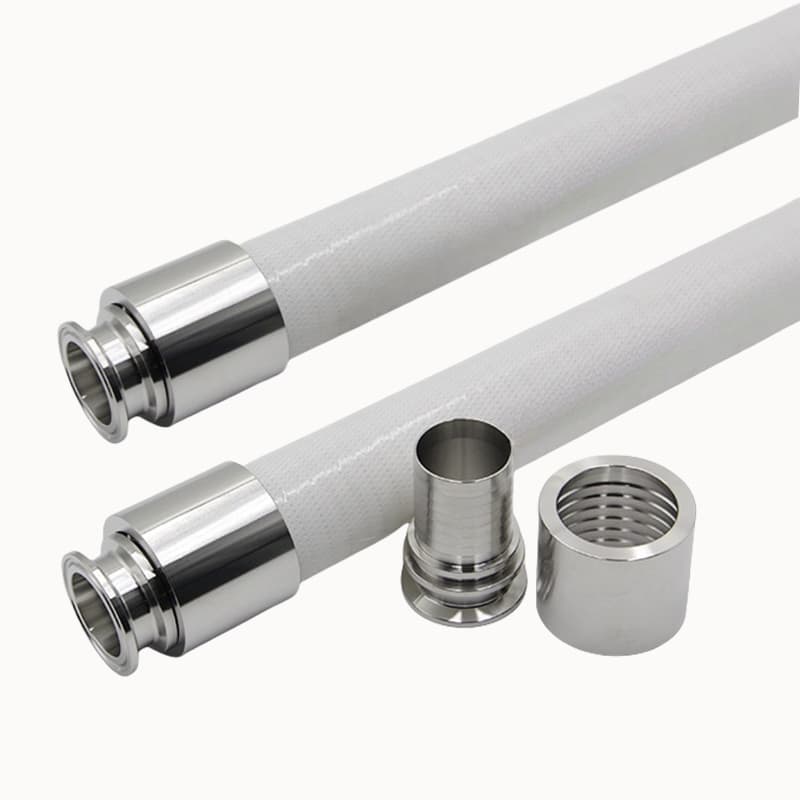 Platinum-Cured Steel Wire Reinforced Fabric Silicone Hose image 3