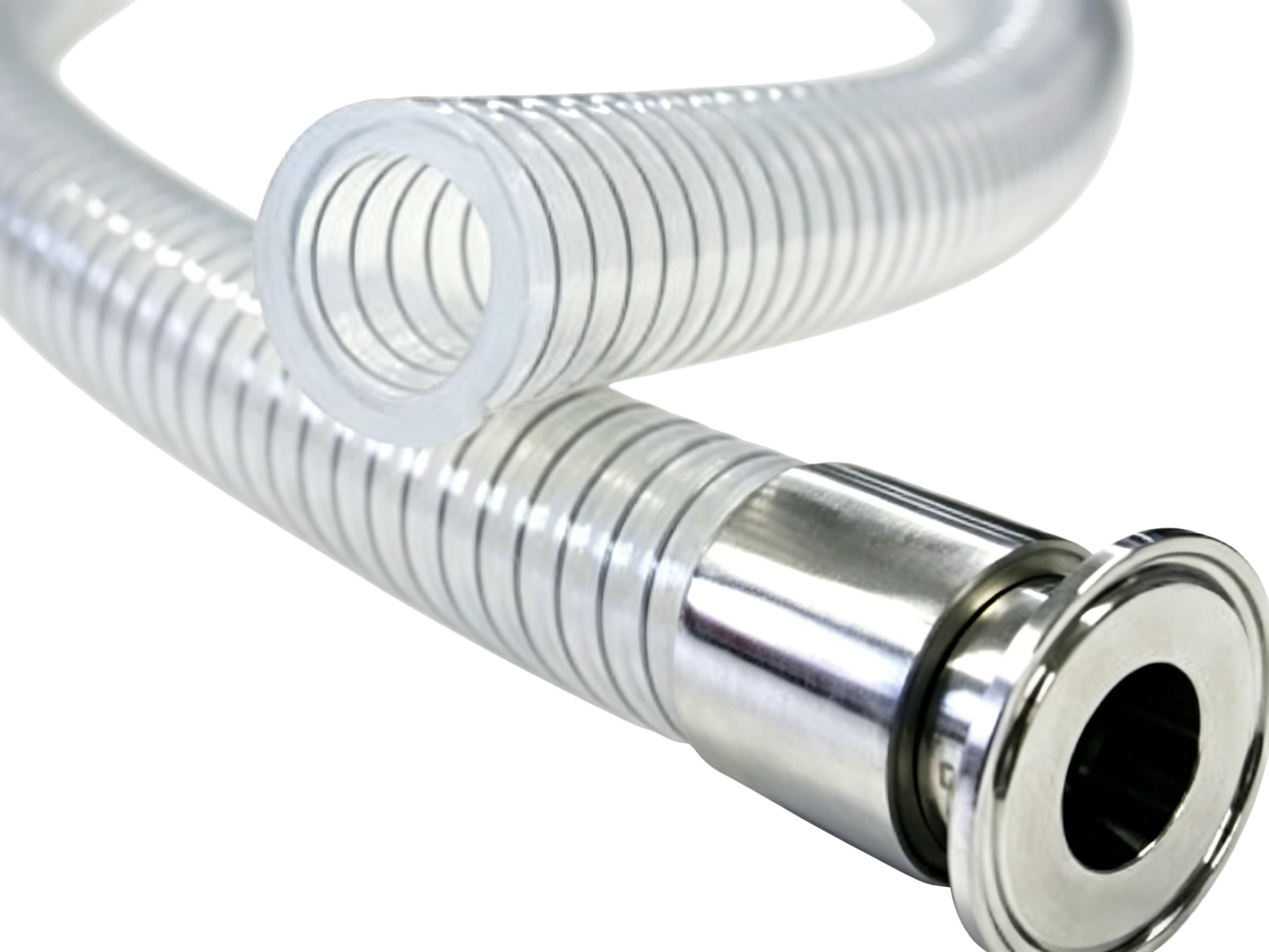 Silicone Tubing With Stainless Steel Helix image 4